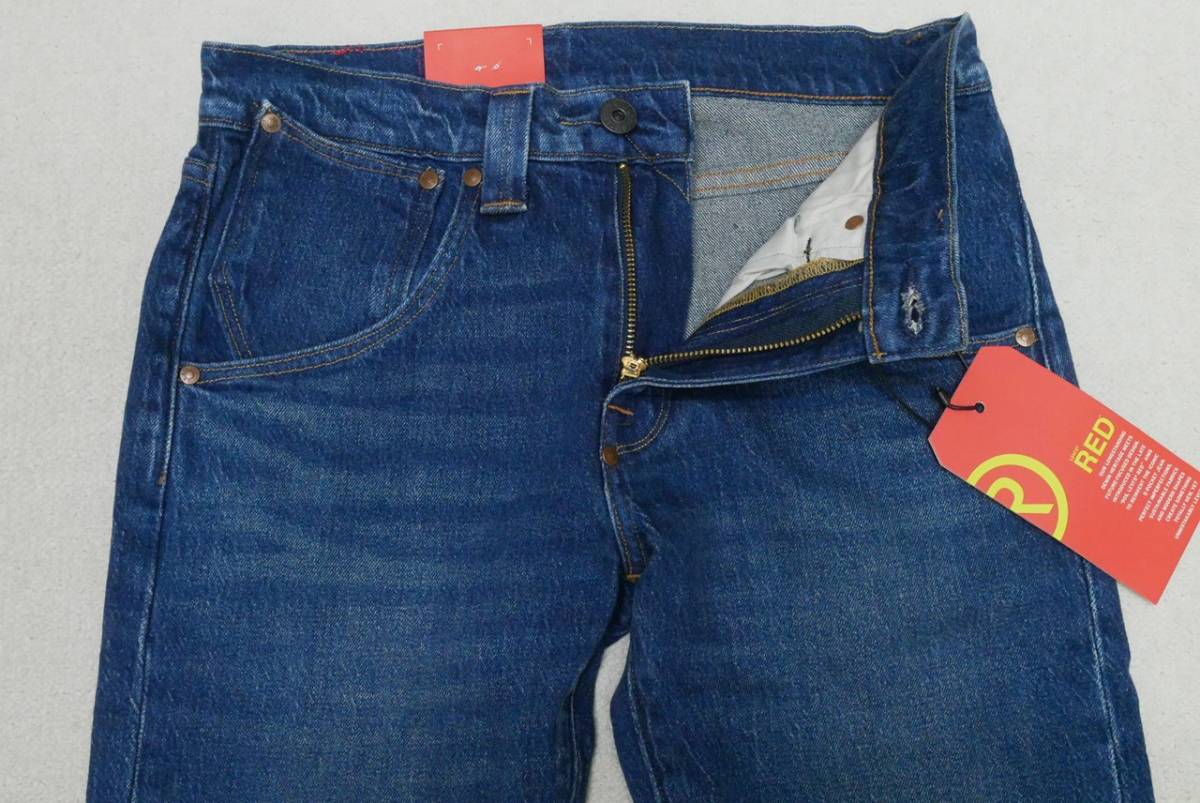 新品リーバイスA2687-0001 W28 Levi's Red LR 502 テーパー MISSISSIPPI RIVER BLUE インディゴ・ダークユーズド ストレッチデニム_画像3