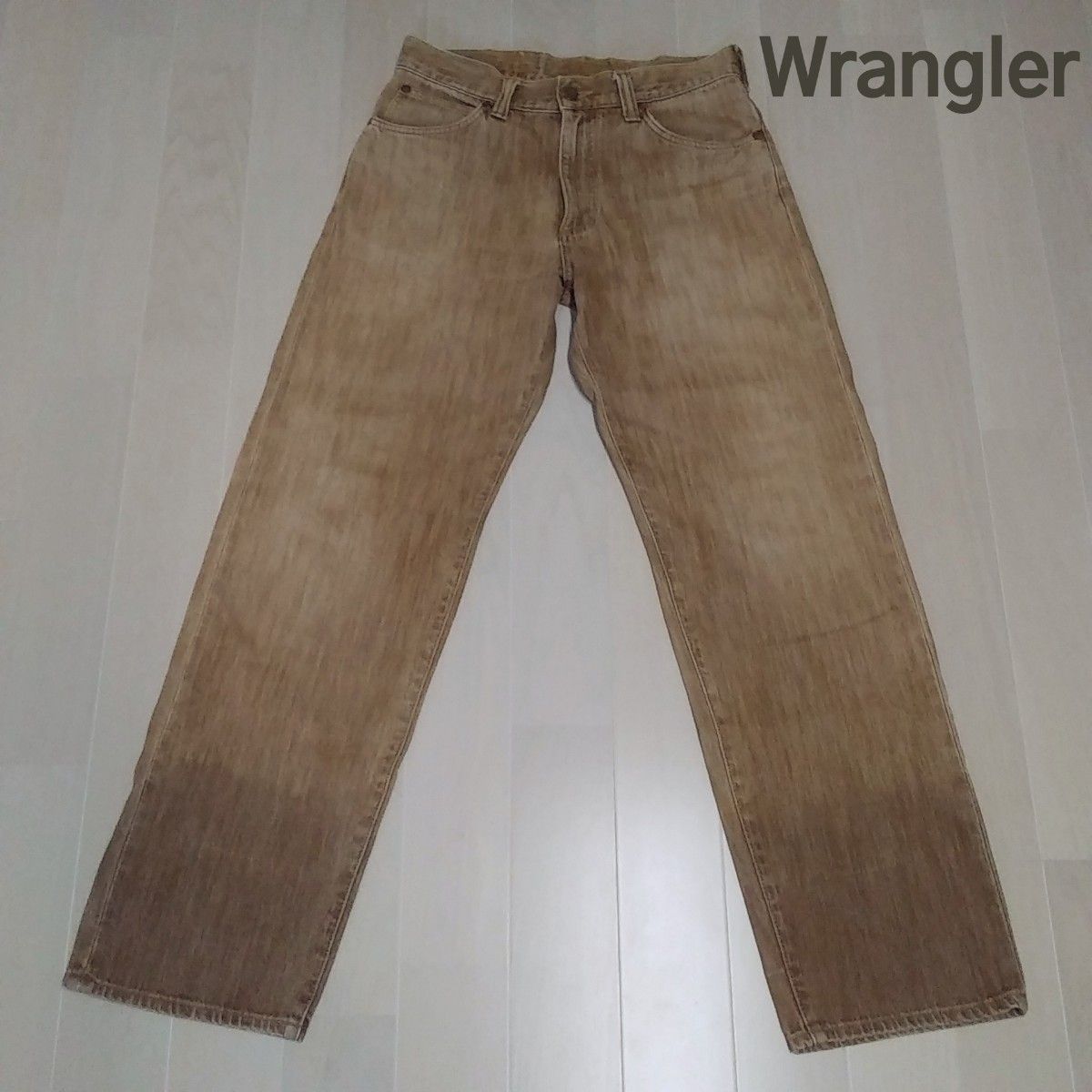 【Wrangler】ラングラー W0455 カラー デニムパンツ ウォッシュ加工 90’s