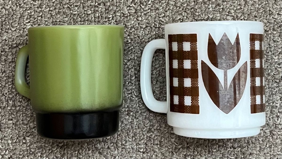 ○ファイヤーキング マグカップ スタッキング グラスベイク マグカップ 美品