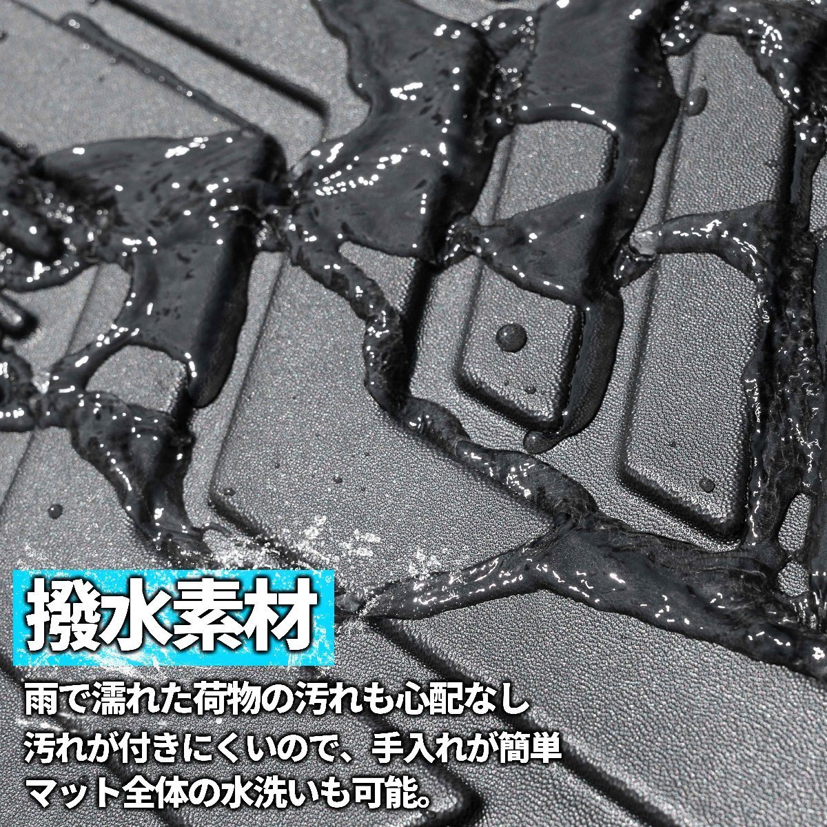 数量限定 \1スタート 新型ジムニー JB64/ジムニーシエラ JB74　3D トランクマット（ブロックパターン）　車種専用設計 防水 防汚_画像7