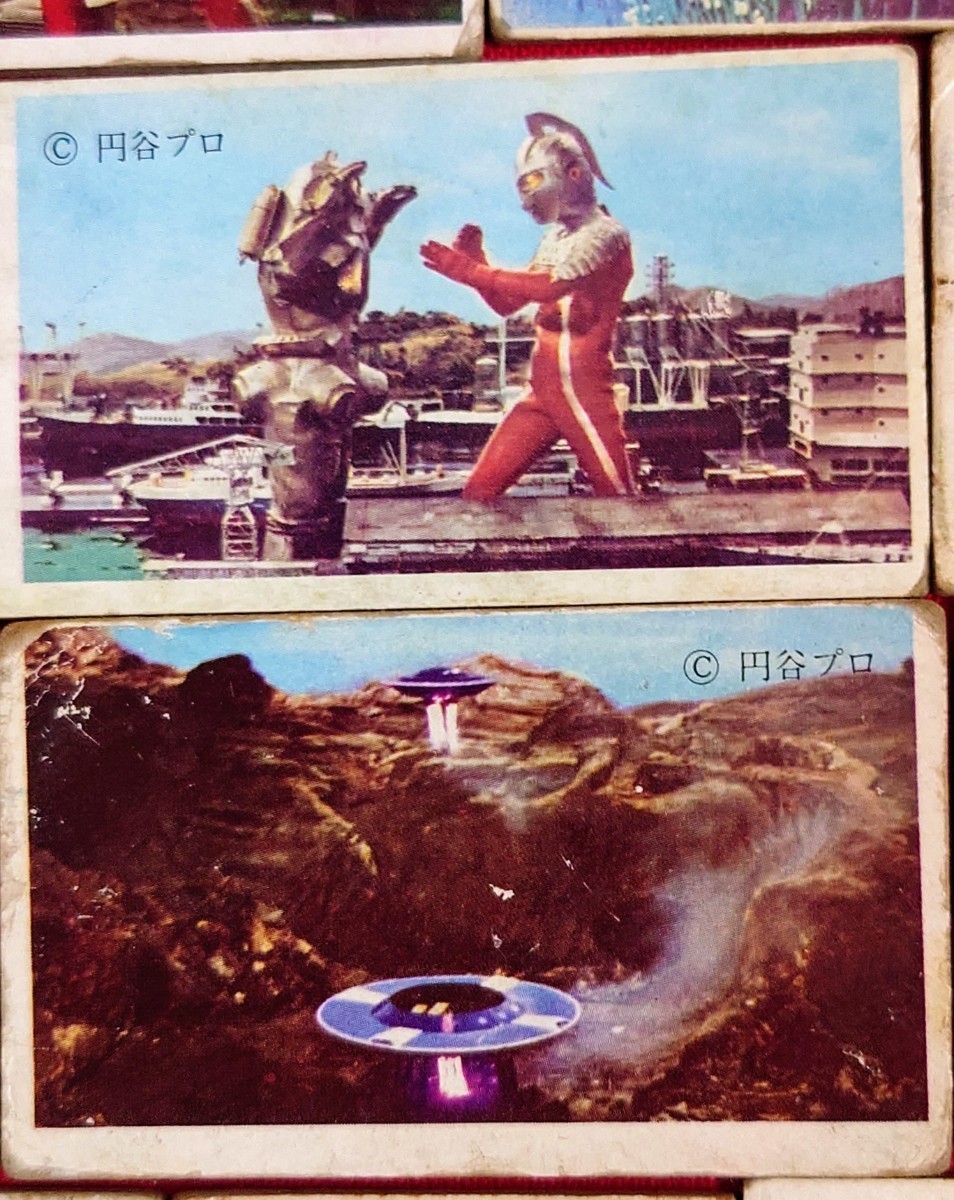  Showa Retro 1967 год Ultra Seven men ko13 листов Ultra Seven . появление сделал монстр . транспортное средство и т.п. ценный . товар. ( спецэффекты герой Ultraman монстр )