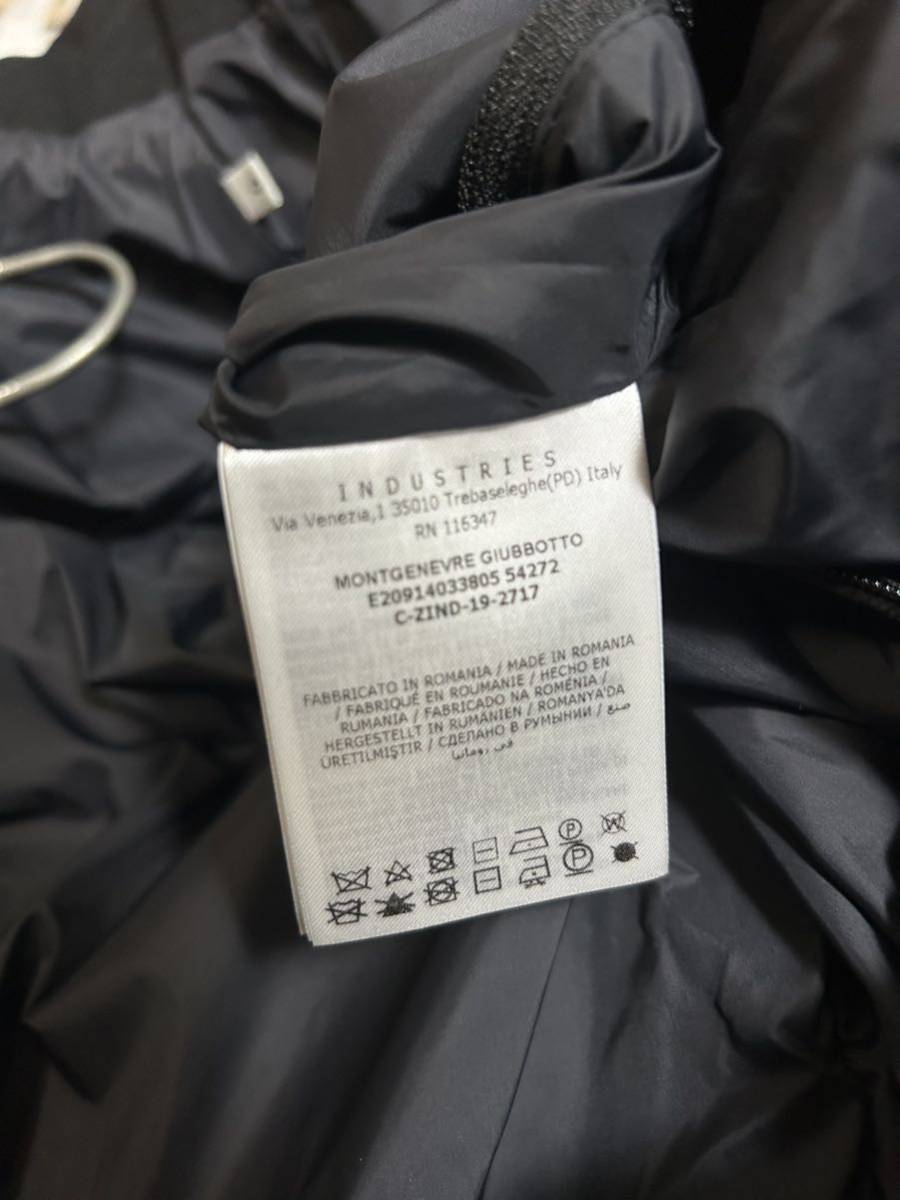 モンクレール★MONCLER★モンジュネーブル★size0★ブラック★超美品★ジャパンタグ_画像6