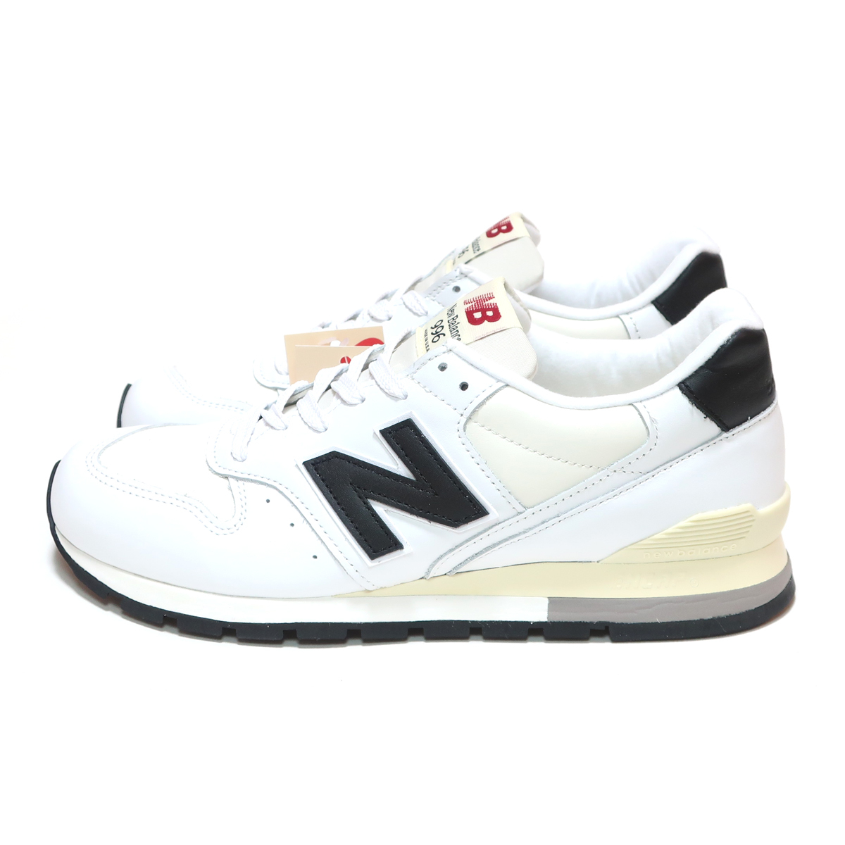 NEW BALANCE U996TC US10 28cm WHITE/IVORY LEATHER MADE IN USA ( ニューバランス 996 ホワイト/アイボリー 白 レザー アメリカ製 )_画像2