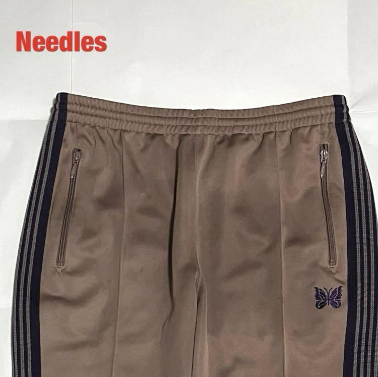 【人気】Needles　ニードルス　ナロートラックパンツ　刺繍ロゴ　サイドライン　バタフライ　バイカラー　ユニセックス　22AW　LQ230