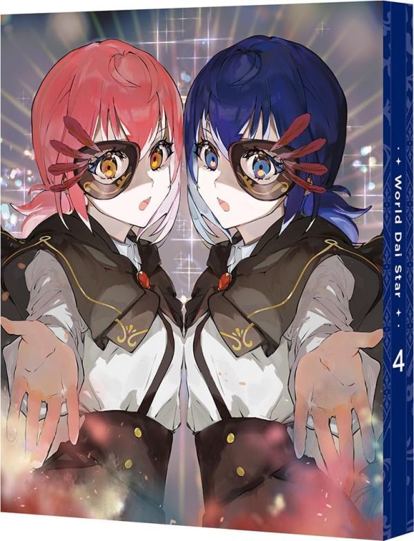 即決【送料無料】アニメBlu-ray「ワールドダイスター」 特装限定版 全4巻セット キャラクター原案Mika Pikazo描き下ろし全巻収納ボックス付_画像9