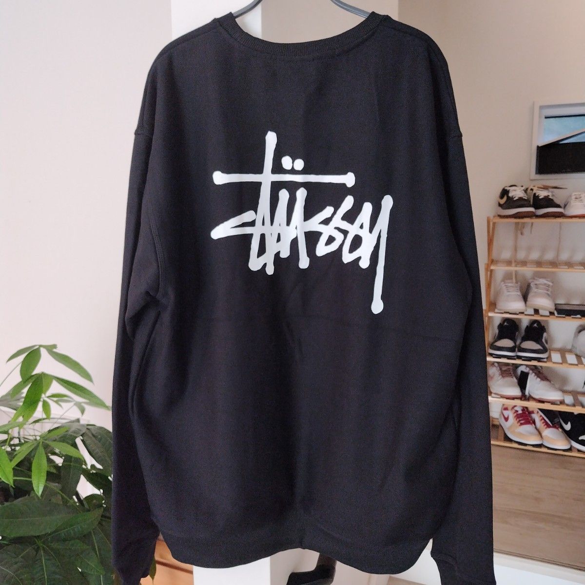 スウェット　XL　ベーシック　STUSSY　黒