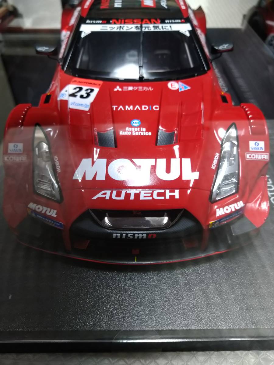 1/18 ニスモフェスティバル限定 エブロ 日産 R35 モチュールオーテック GT-R 2018年 スーパーGT第二戦優勝車_画像4