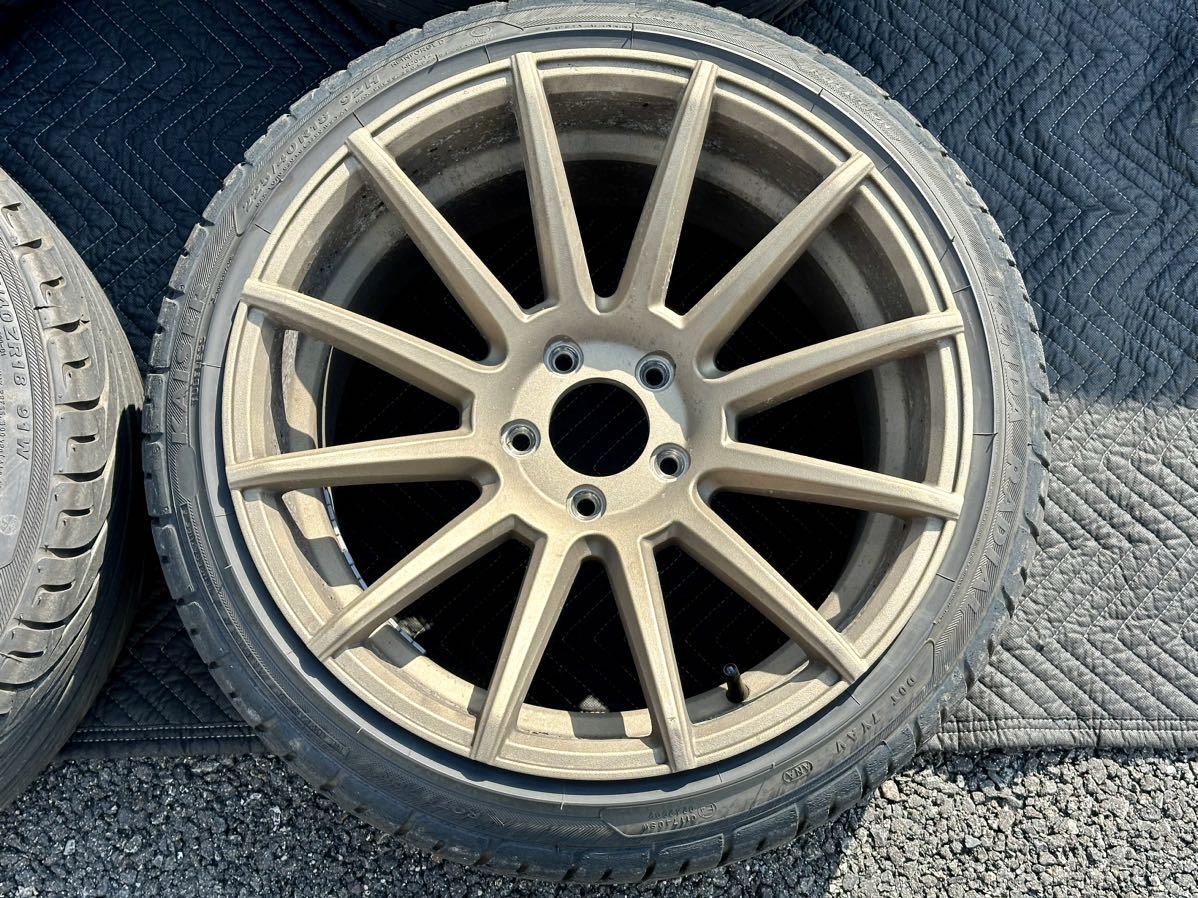 ZUCT BOLT 9.5J+20 4本 PCD114.3 5穴 逆反り ブロンズ ディープ ZUCT BOLT 9.5J+20 4本 PCD114.3 5穴 逆反り ブロンズ ディープ