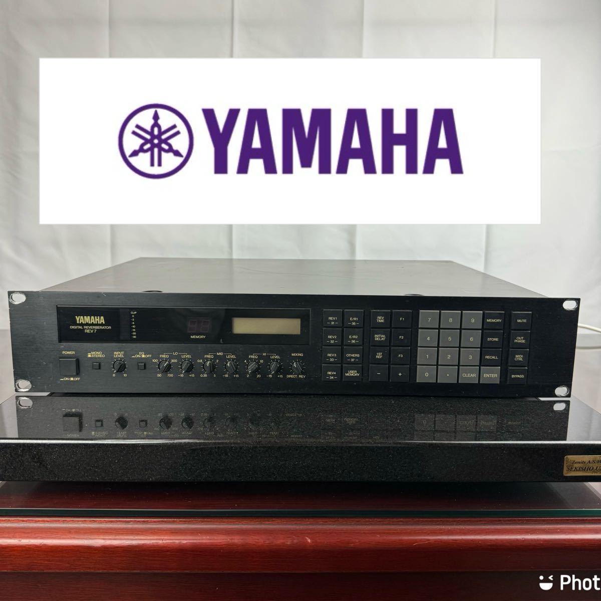 【銘機】YAMAHA REV7 デジタル リバーブ エフェクター ヤマハ DIGITAL REVERBERATOR 楽器 機材 器材 音響 オーディオ_画像1