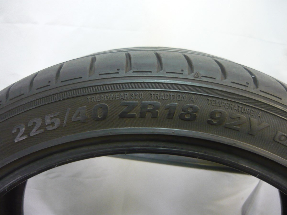 【1円開始】エクスタPS71●225/40R18●6分山 2本 2020年製！取付/手渡し可！●レクサスISフロント アクセラスポーツ●(r2617_画像6