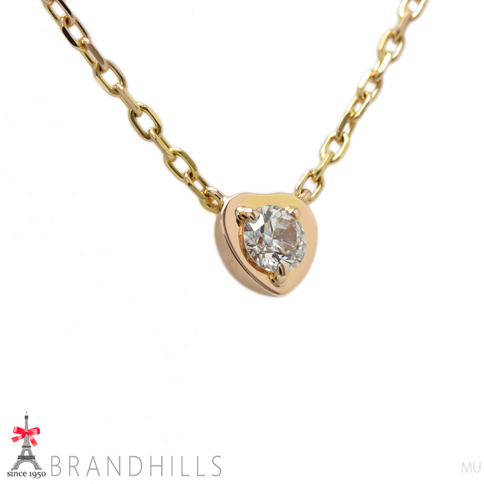  Cartier diamond necklace tia man reje Heart K18 gold PG pink gold B7059400 Cartier ultimate beautiful goods 