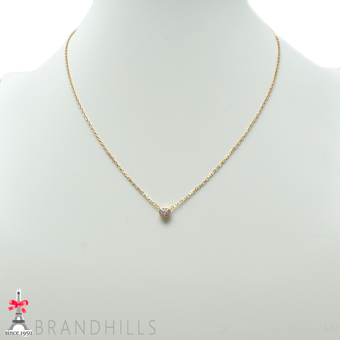  Cartier diamond necklace tia man reje Heart K18 gold PG pink gold B7059400 Cartier ultimate beautiful goods 