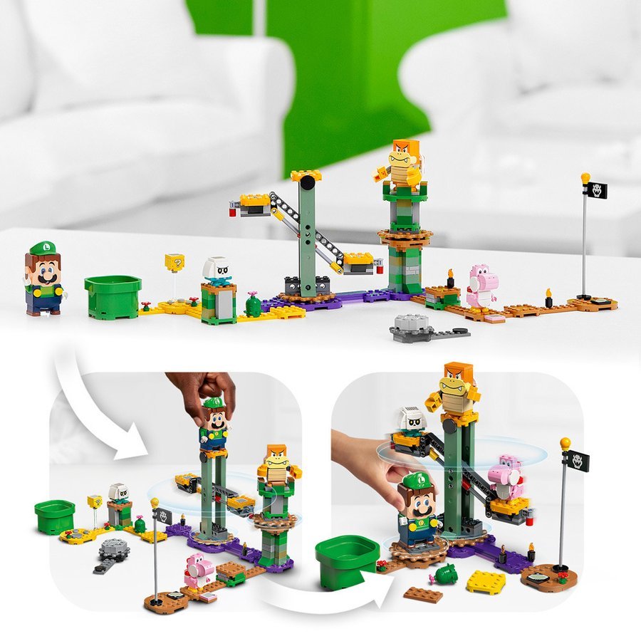 新品 LEGO 71387 レゴ スーパーマリオ ルイージとぼうけんのはじまり スターターセット Super mario ルイージ 同梱可 宅急便 送料1000円～_商品説明