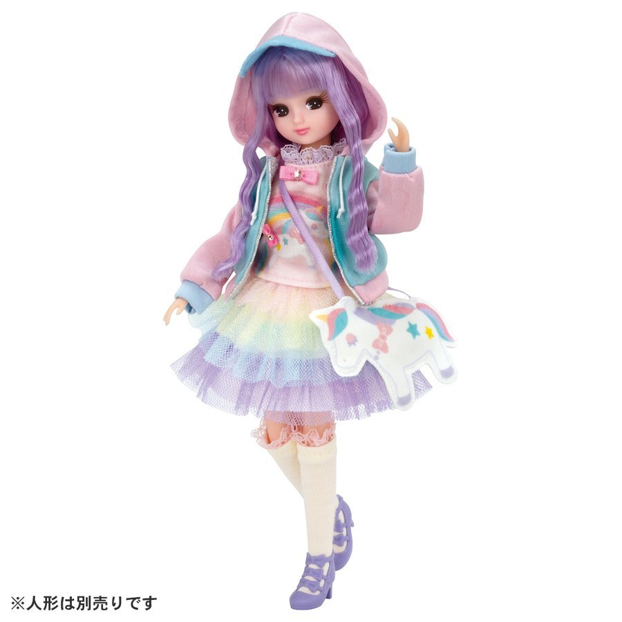 新品未開封 リカちゃん LW-18 ゆめかわコーデドレスセット Licca タカラ TAKARA TOMY 洋服 他種出品中 定形外郵便送料220円～ 宅急便同梱可_商品見本(人形は別売り)