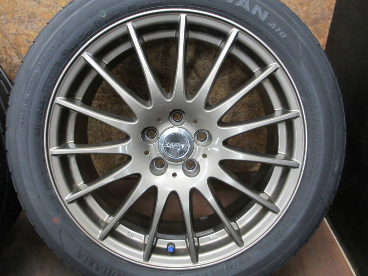 ★5穴PCD100 CROSS SPEED PREMIUM-15 + 横浜 ADVAN A10 215/50R17 4本セット[86 BRZ カローラスポーツ プリウス インプレッサ レクサスCT]_画像6