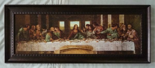 額装絵画 ビッグアート レオナルド・ダ・ヴィンチ作 「最後の晩餐」