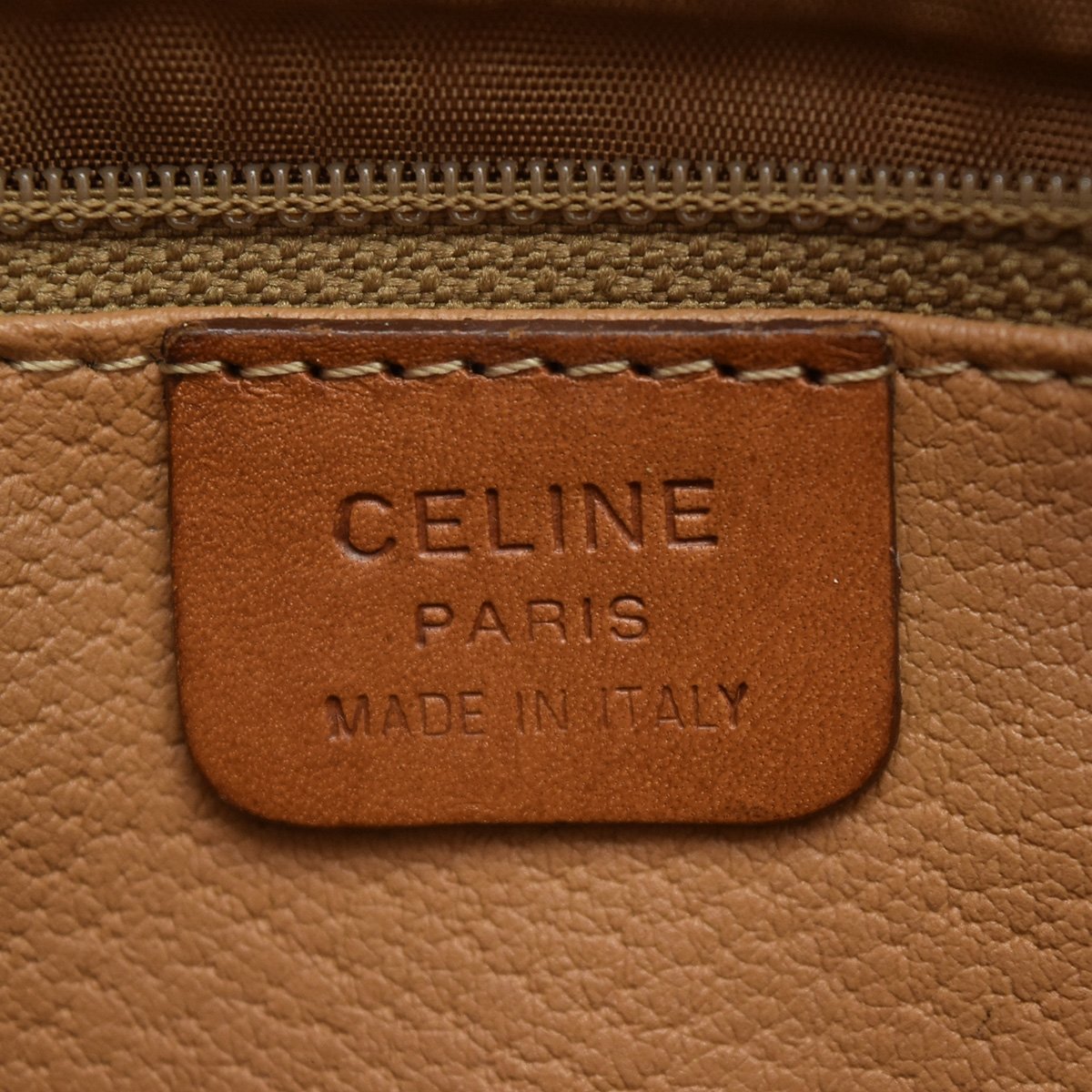 □497493 CELINE セリーヌ セカンドバッグ クラッチバッグ PVCマカダム ヴィンテージ メンズ ブラウン_画像7