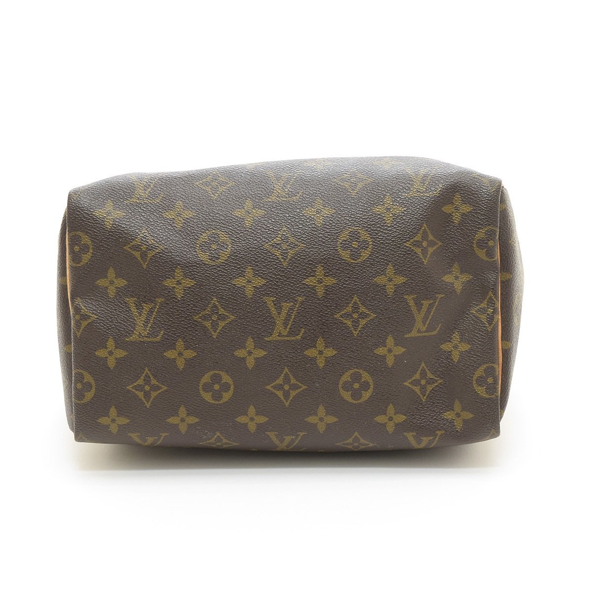 □499044 LOUIS VUITTON ルイヴィトン ミニボストンバッグ ハンドバッグ モノグラム スピーディ25 M41528 PVC ヌメ革 レディース ブラウン_画像6