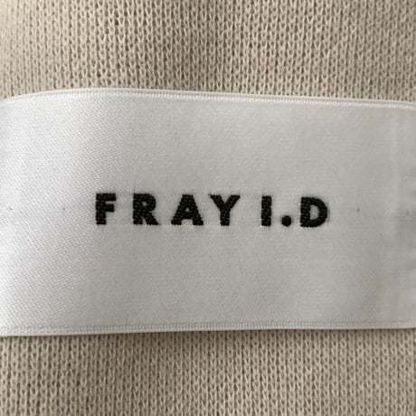 NC213.@ FRAY I.D A rank beautiful goods no color long coat F size 1.4