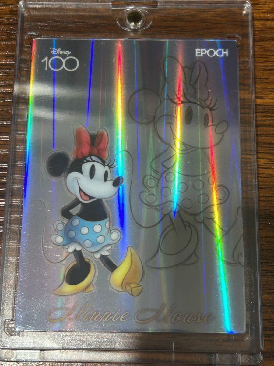 【10枚限定】ミニーマウス　ホロスペクトラ　Disney 100 EPOCH 2023 プレミアムエディション　コレクションカード エポック　ディズニー