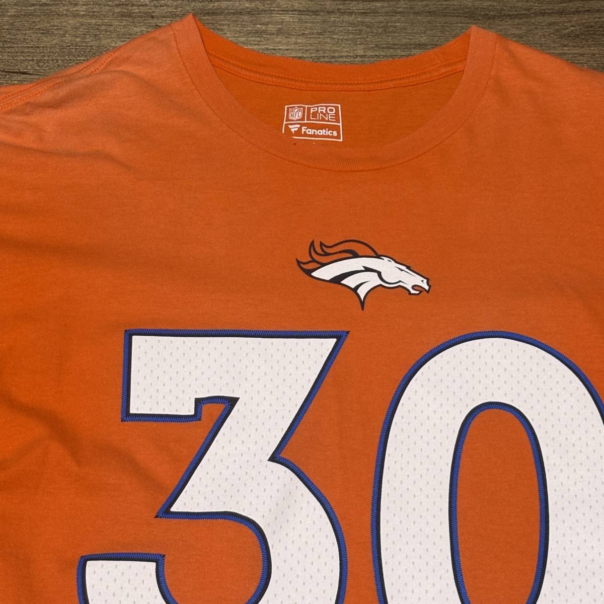 ◎NFL デンバー・ブロンコス フィリップ・リンゼイ Tシャツ Denver Broncos Phillip Lindsay shirt_画像4