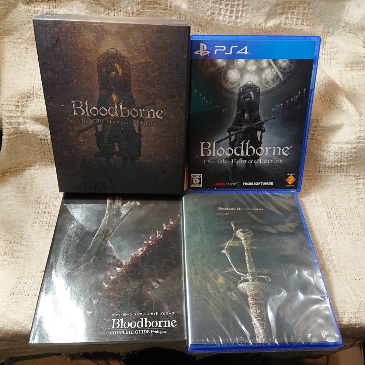 美品[Zz] PS4 Play Station 4 Bloodborne the old hunters edition【初回限定版】 ブラッドボーン サウンドトラック未開封_画像1