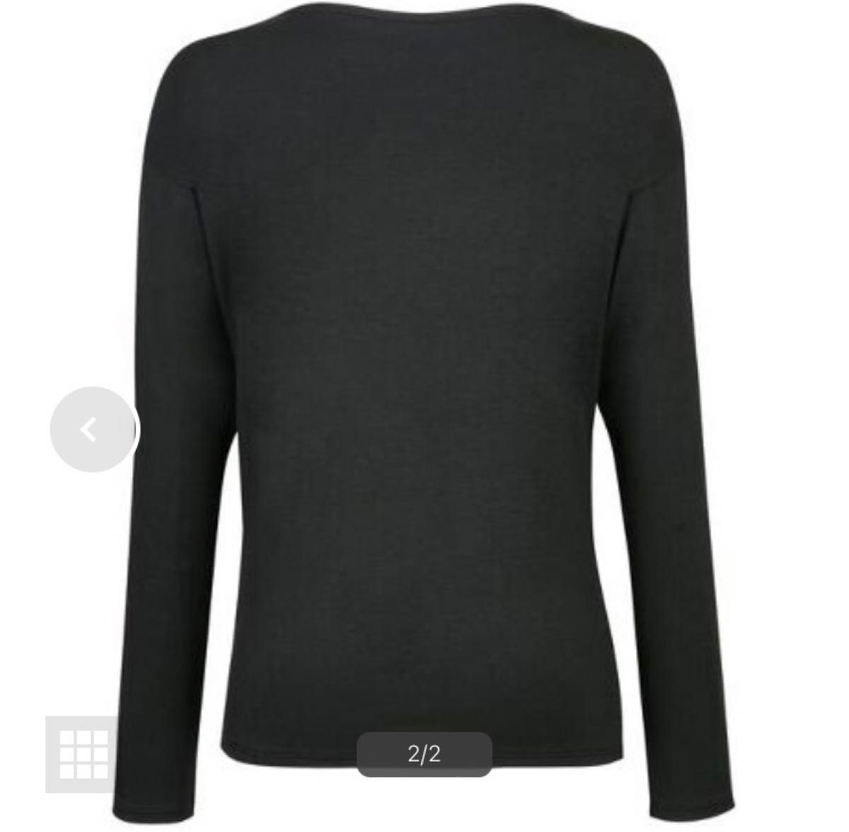 未使用　ワコール スゴ衣 あったかTシャツ 保温性 アウタータイプ　Lサイズ　ブラック　CLD313 日本製