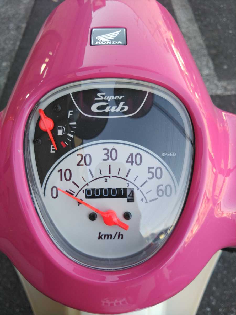 九州発　超希少　ホンダ　スーパーカブ　50cc 未使用車　未登録車　天気の子　ピンク　500台限定_画像5