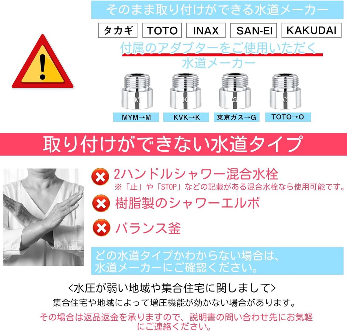 多機能シャワーヘッド 浄水 快適水圧 極細シャワー 水量/水流調整 3階段モード ワンタッチ止水ボタン 高水圧 (透明)