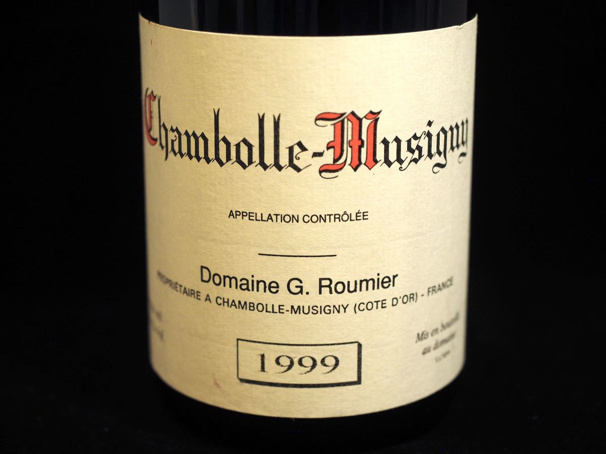 【最良年】Domaine George Roumier/Chambolle Musigny 1999（ジョルジュ・ルーミエ/シャンボール・ミュジニー1999）750ml_画像2