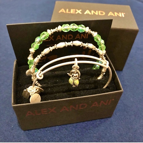 ハワイ限定 ALEX AND ANI/アレックスアンドアニ フラガール ブレスレット バングル　3連セット 新品未使用・正規品