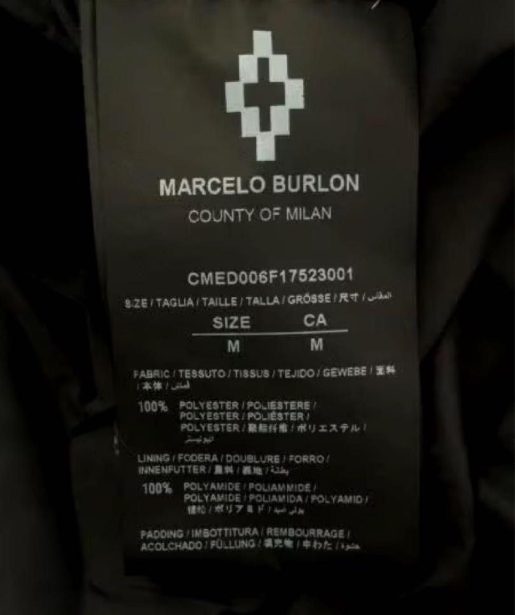 MARCELO BURLON COUNTY OF MILANダウンジャケット