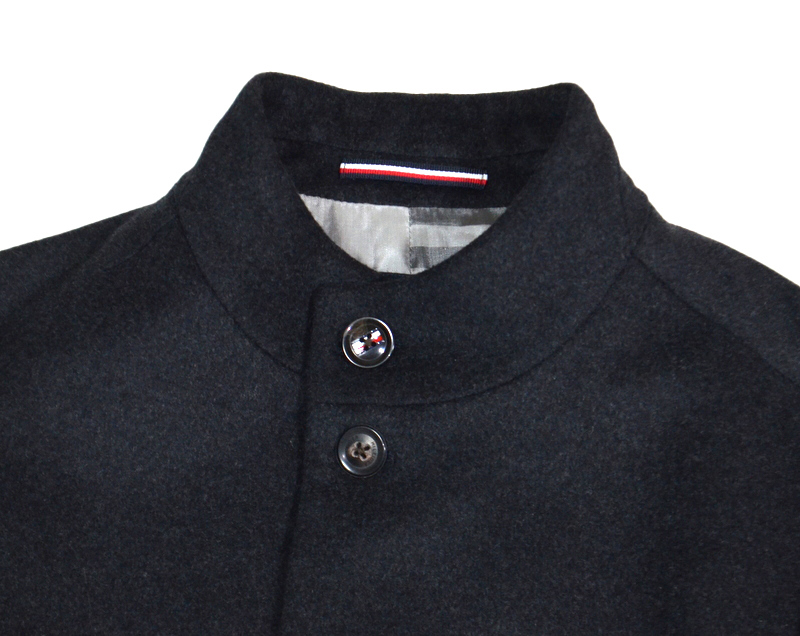 【未使用・新品同様】TOMMY HILFIGER トミーヒルフィガー ノーカラーコート size M 秋冬 オーバーサイズ アウター メンズ ビジネスにも◎_画像7