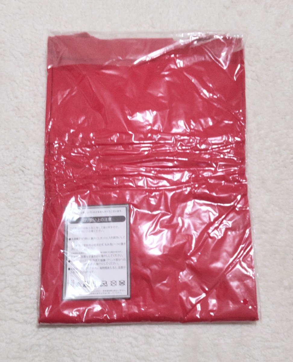 [ не использовался ] Fuji ткань 15 годовщина Anniversary IN MY TOWN футболка M размер красный 