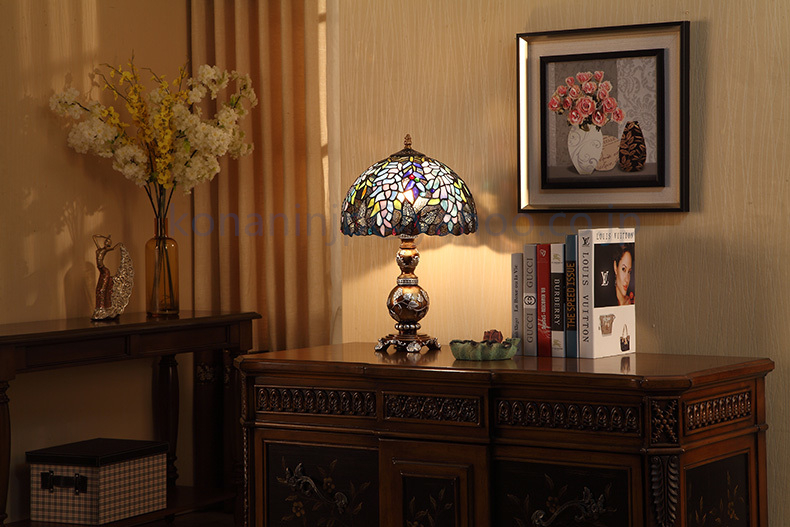  супер популярный ** уникальность стол лампа stain do лампа витражное стекло Tiffany техника декортивный элемент * не использовался товар освещение интерьер модный 