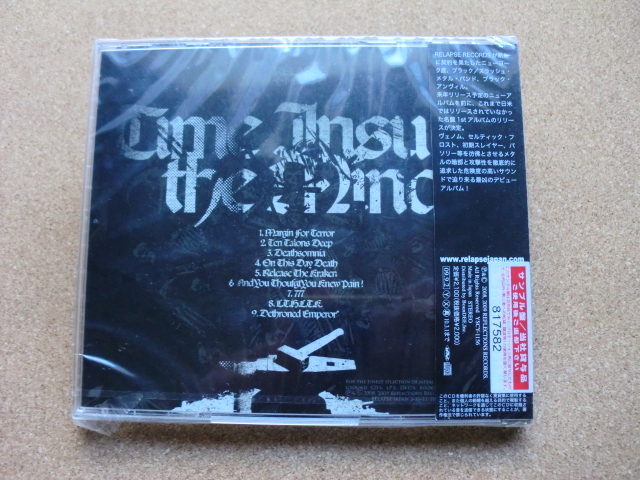 ＊【CD】ブラック・アンヴィル（Bluck Anvil）／タイム・インサルツ・ザ・マインド（YSCY1156）（日本盤・未開封品）_画像3