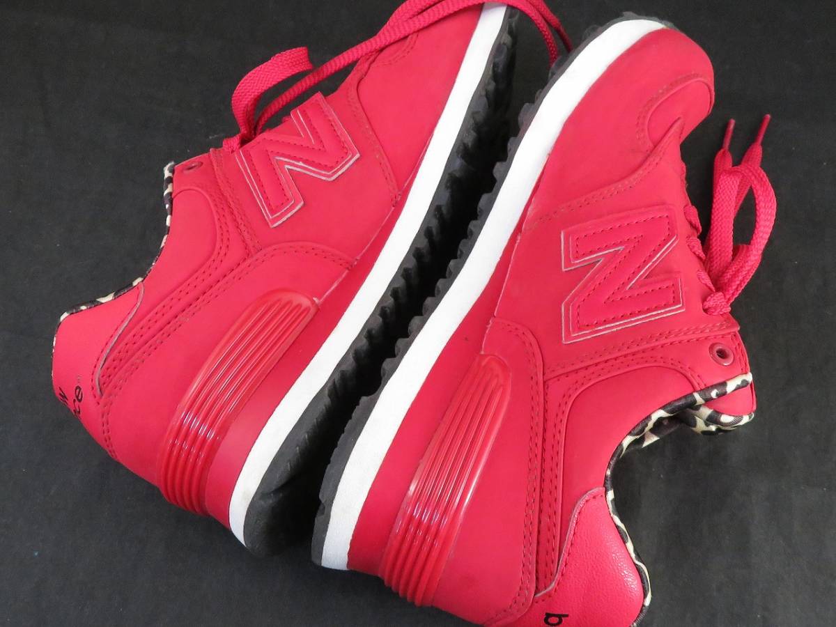 NEW BALANCE WL574 SPR RED 23cm ニューバランス_画像5