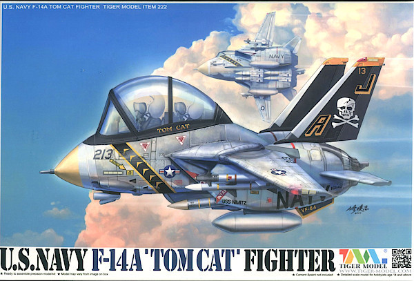 タイガーモデル TML222 キュートファイターシリーズ：米海軍 F-14A トムキャット_画像1