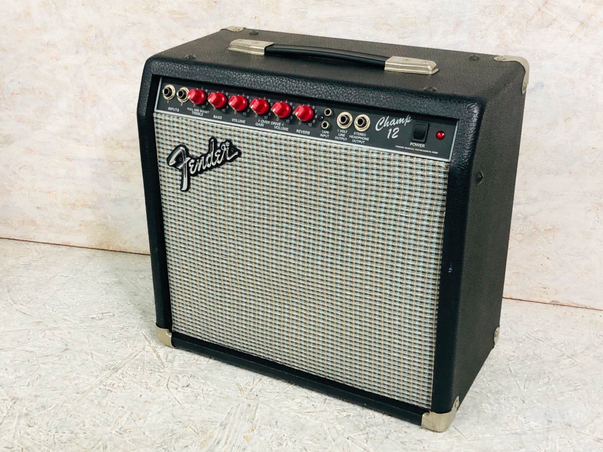 中古 Fender USA Champ 12 赤ノブ (u78274)_画像1