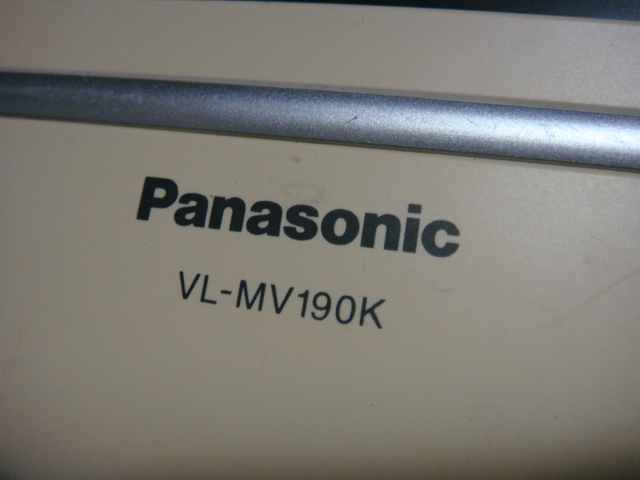 VL-MV190K Panasonic パナソニック テレビドアホン 親機 送料無料 スピード発送 即決 不良品返金保証 純正 C4516_画像2