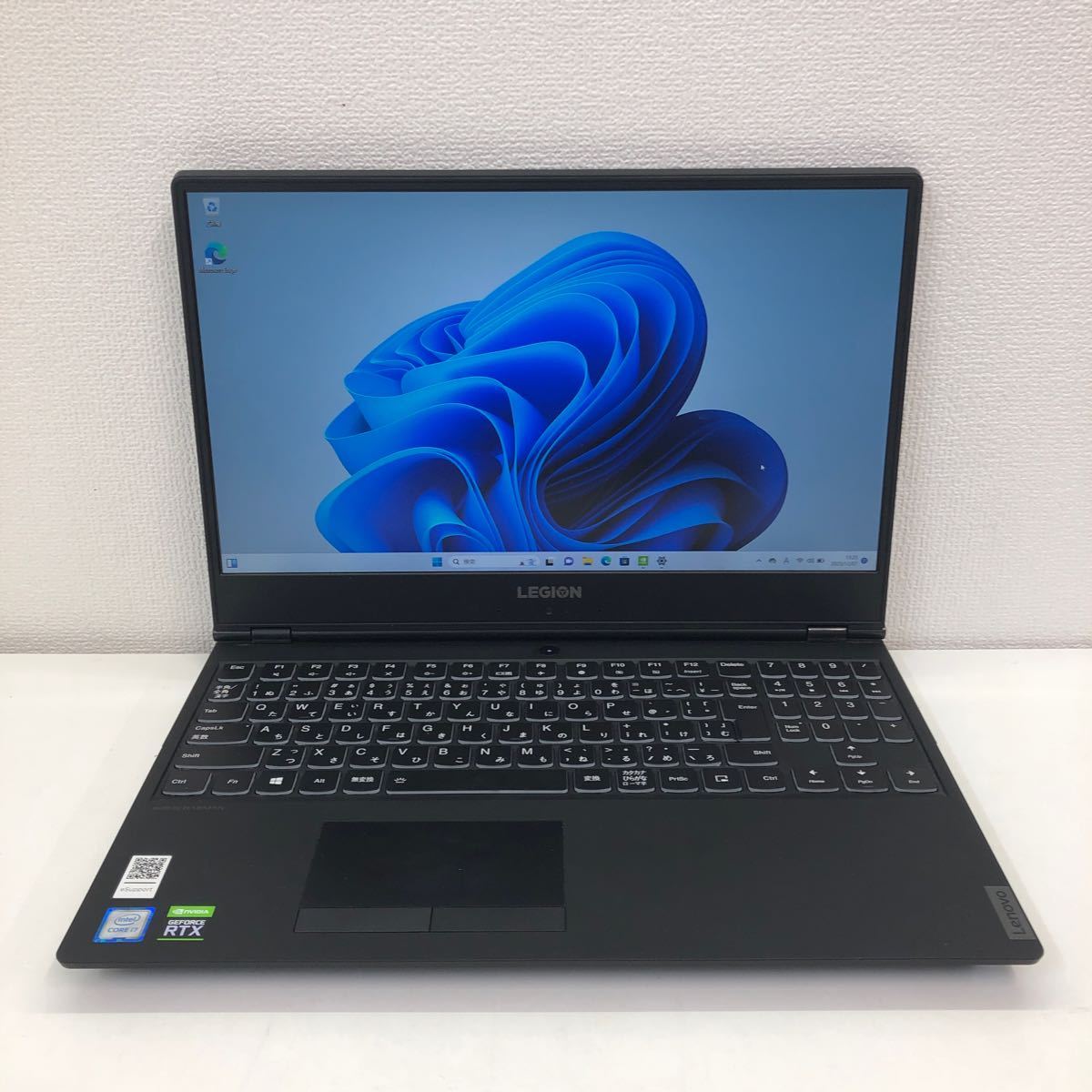 ジャンク品 Lenovo LEGION Y540-15IRH core i7 2.60GHz メモリ 16GB SSD 512GB NVIDIA GEFORCE RTX 2060第9世代_画像2