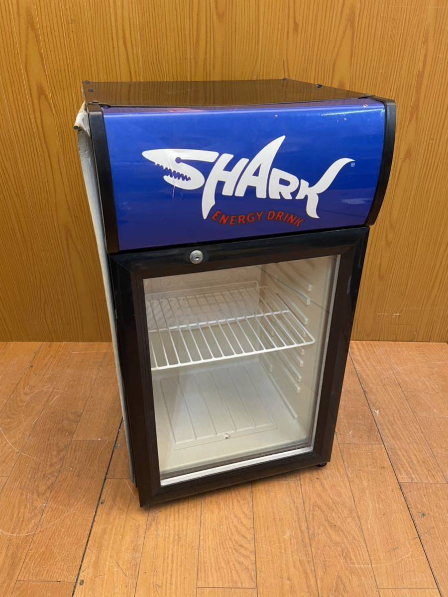 ★非売品★SHARK Display cooler★卓上冷蔵ショーケース★エナジードリンク★シャーク ディスプレイクーラー★冷蔵庫★SC40B★SR(N251)の画像1