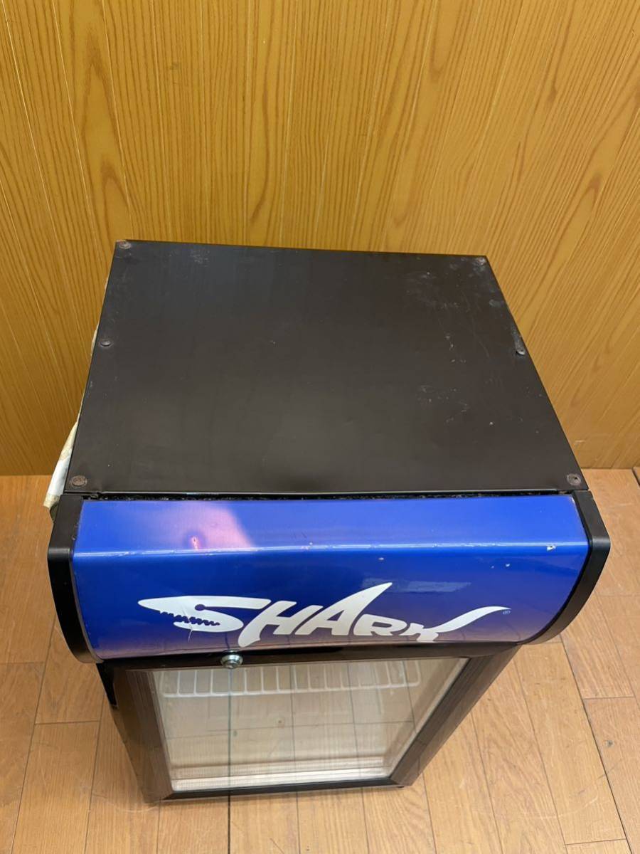 ★非売品★SHARK Display cooler★卓上冷蔵ショーケース★エナジードリンク★シャーク ディスプレイクーラー★冷蔵庫★SC40B★SR(N251)の画像9