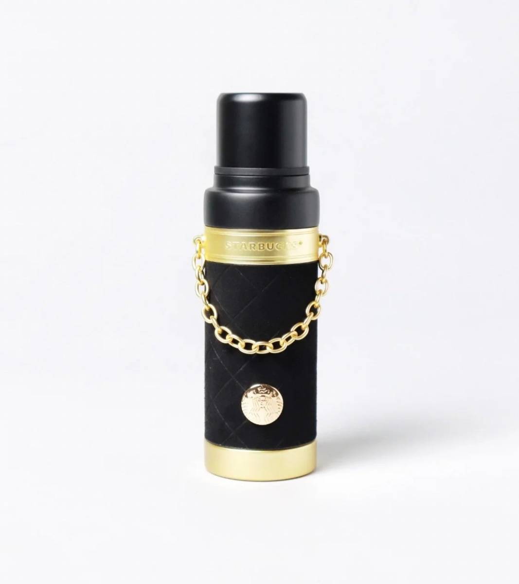  Starbucks STARBUCKS abroad China black x Gold series chain attaching stainless steel bottle 