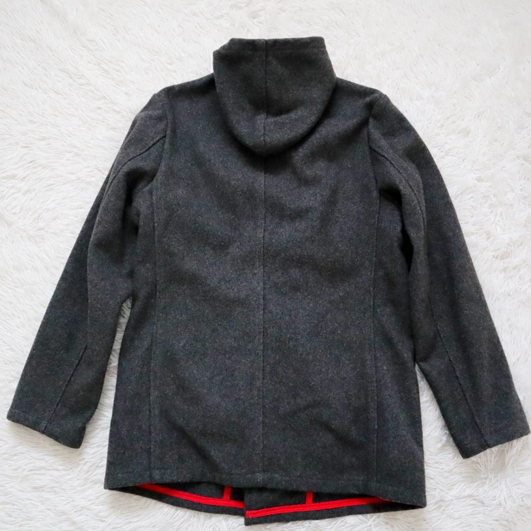USA製 Schott ショット レザーベルト メルトンウールPコート USA製 Schott ショット レザーベルト メルトンウールPコート