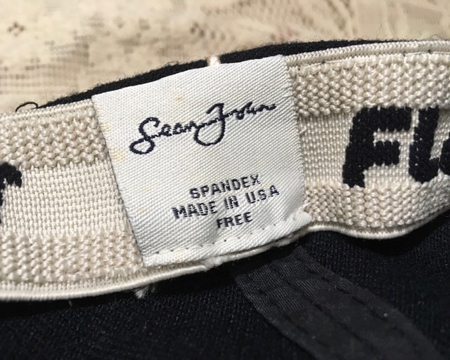 ヴィンテージ Made in USA SEAN JOHN FLEXFIT製 size FREE 帽子 CAP キャップ ベースボールキャップ FLEX FIT HATS_画像9