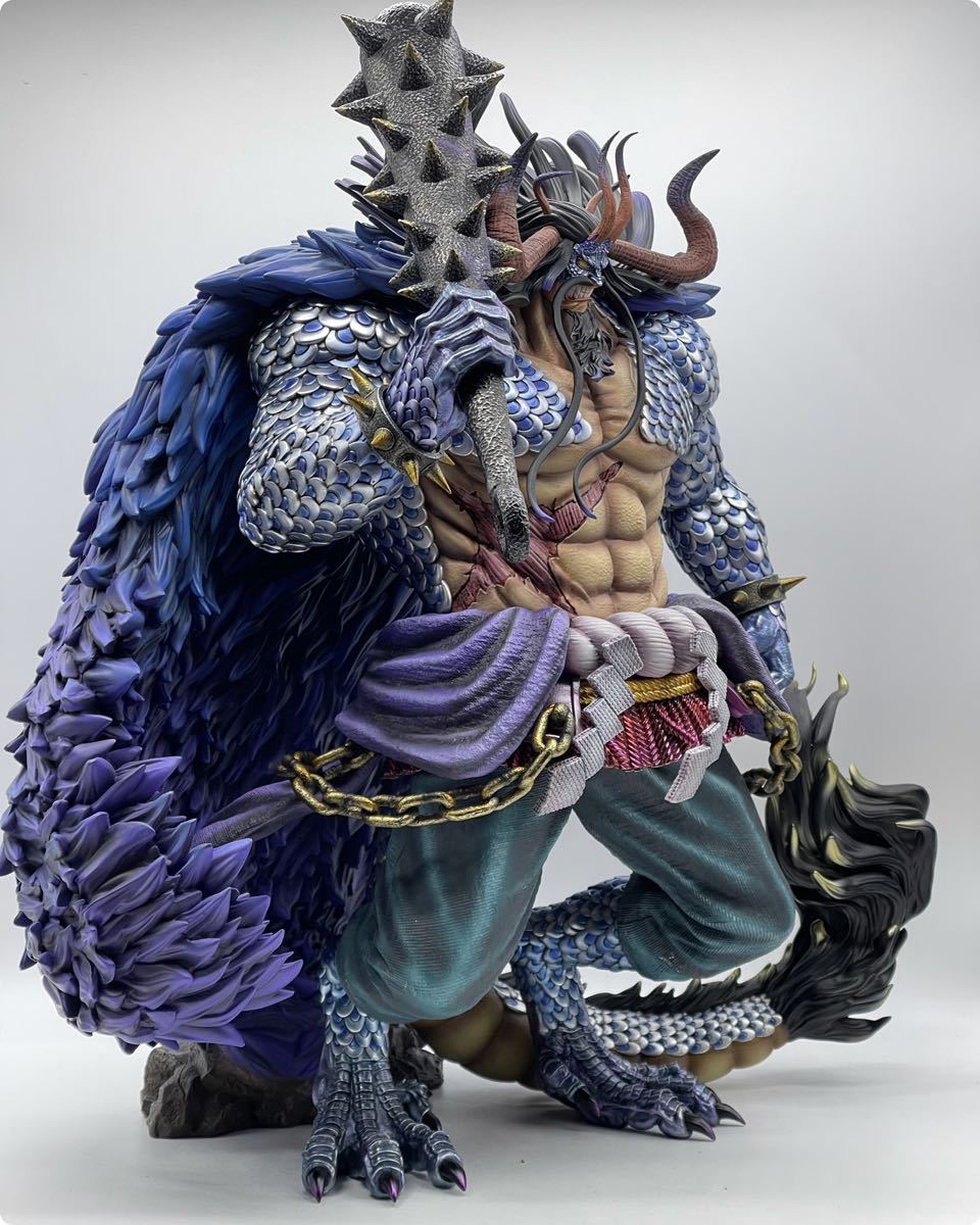 JACKSDOstudio正規ワンピース フィギュア/限定シリアル有り/獣人/カイドウ/全高50㎝/ビックスケール1/8ガレージキット特典桃の助付13キロ_画像6