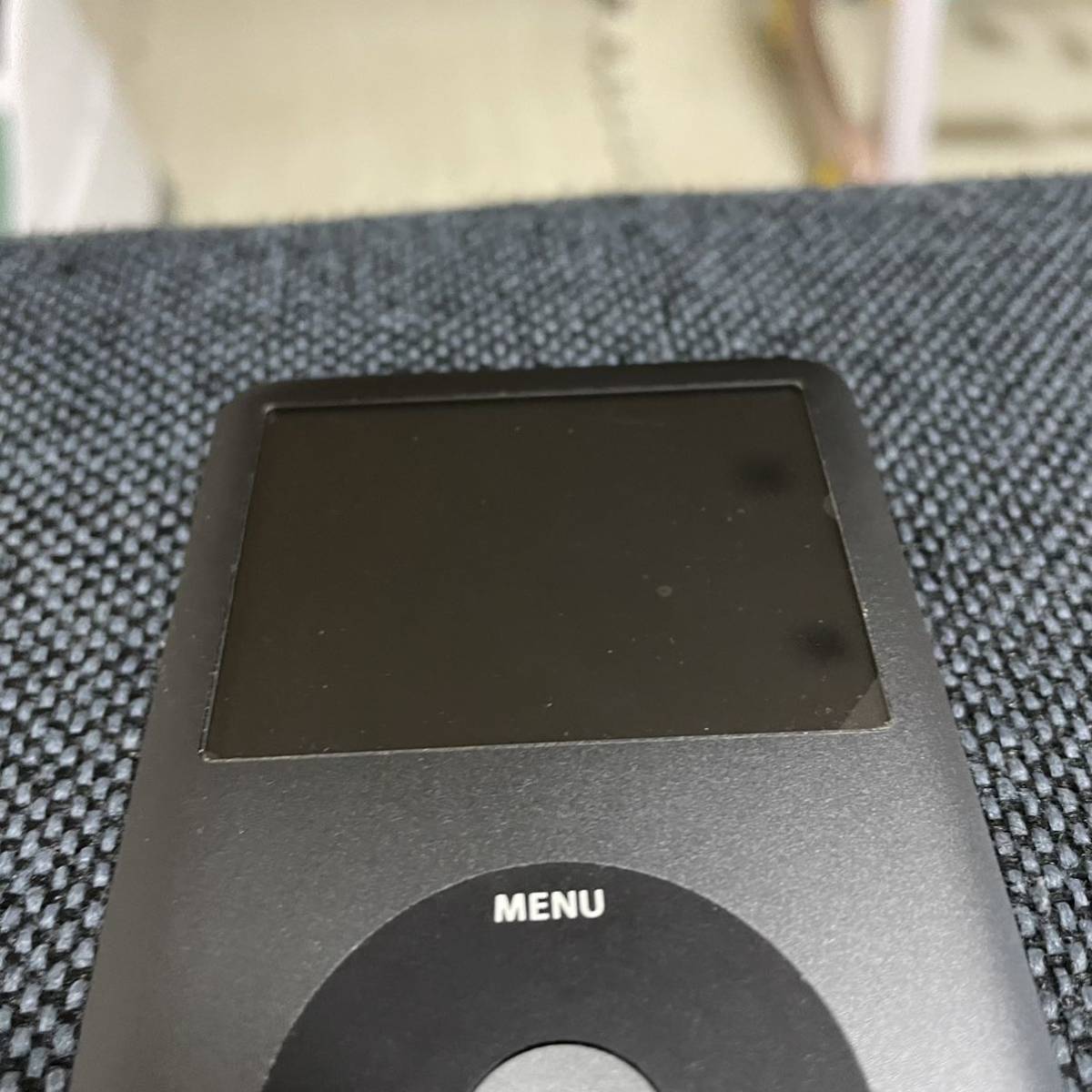 iPod classic A1238 80GB 動作未確認 アイポッド クラシック ジャンク APPLE アップル ブラック 黒 部品取り 中古_画像6