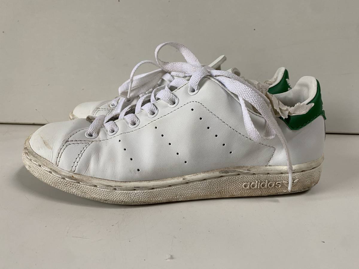 Mt858◆adidas アディダス◆スニーカー スタンスミス/stan smith 25.0cm ホワイト×グリーン メンズ 靴/シューズ _画像4