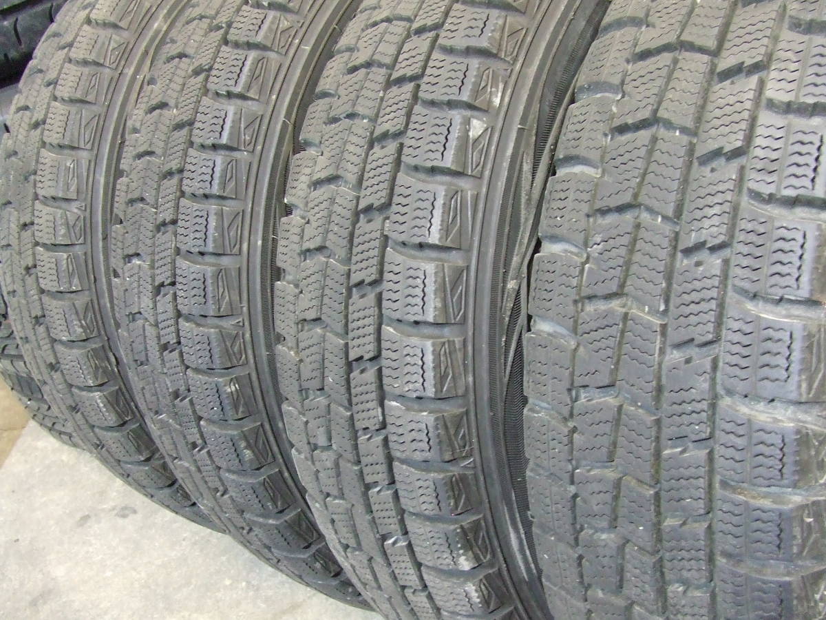 L168☆アルミホイール付スタッドレスタイヤ　４本セット　155/65R14　DUNLOP　WINTERMAX☆_画像5